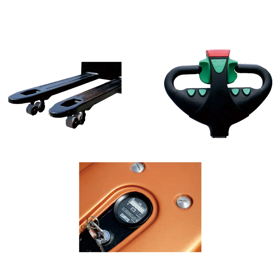 1.3 T 1300kg Cold Storage Warehouse Small Mini Electric Pallet Truck Full Electric Pallet Truck Battery Operated