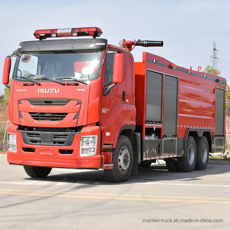 12 Ton Giga Vc 12, 000liters Water Foam Powder Fire Engine Truck for Philippines Market