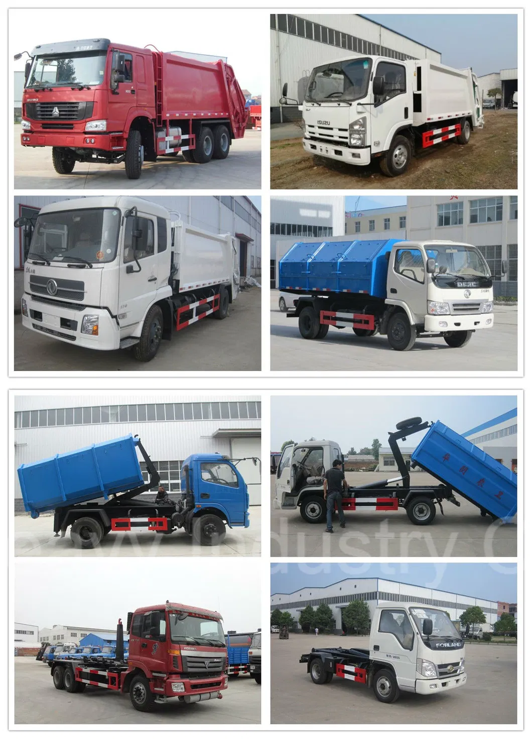 14cbm Side Loading and Rear Discharging Side Loader Garbage Truck