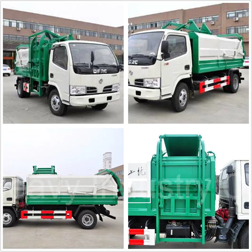 14cbm Side Loading and Rear Discharging Side Loader Garbage Truck