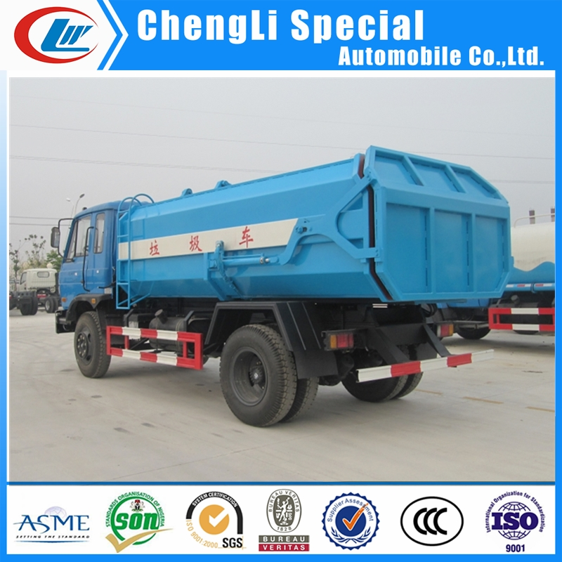 14cbm Side Loading and Rear Discharging Side Loader Garbage Truck