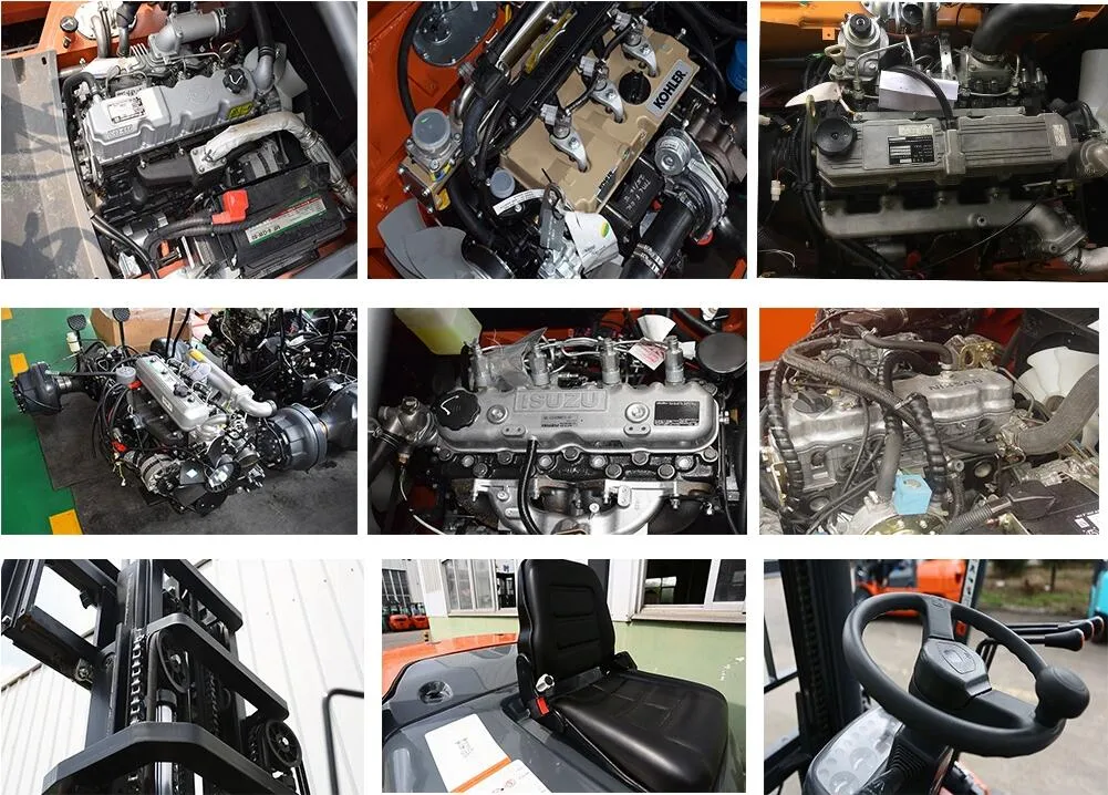 1500kg Diesel Type Forklift with 920mm Fork Length and Air Tyre