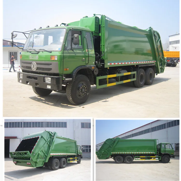 16-18cbm China Heavy Duty Special Compactor Refuse Truck 210HP Dongfeng 6*4 Compressed Rubbish Truck Waste Collection Dustcart Garbage Transfer Truck