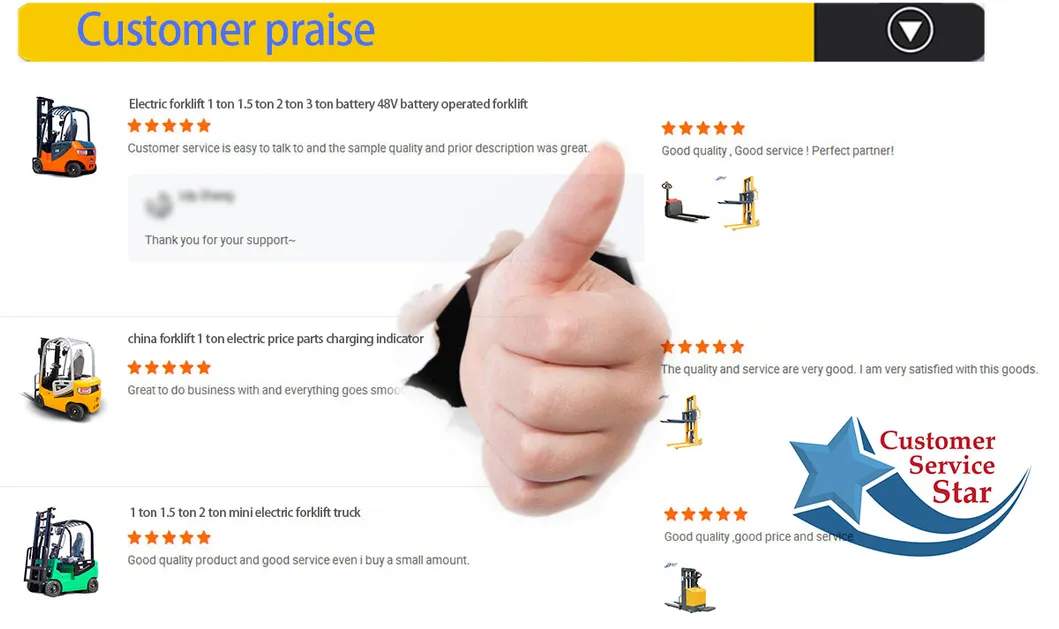 1ton 1.5ton 2tons 3tons China Manufacturer Automatic Container All Battery Electric Forklift