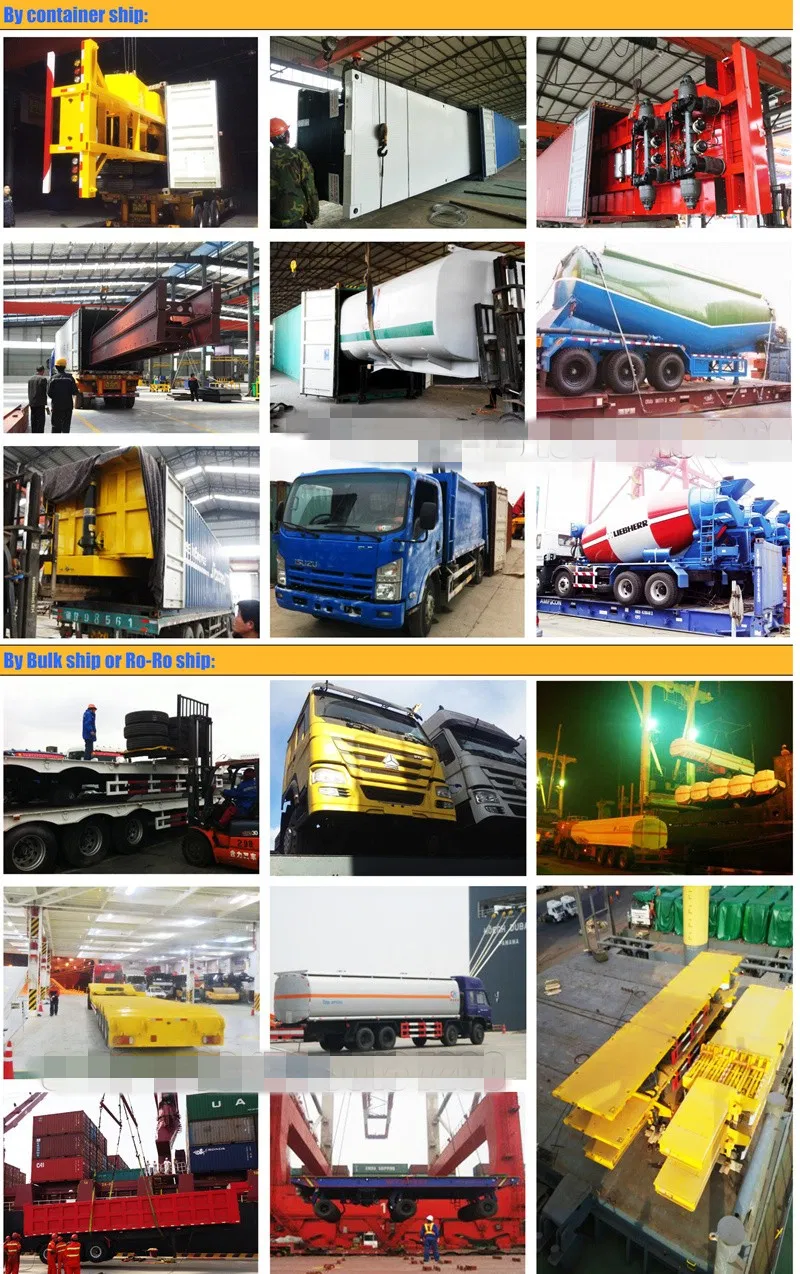 2/3 Axle Hydraulic Tipping/Tipper/ Truck Trailers Rear Dump Semi Trailers