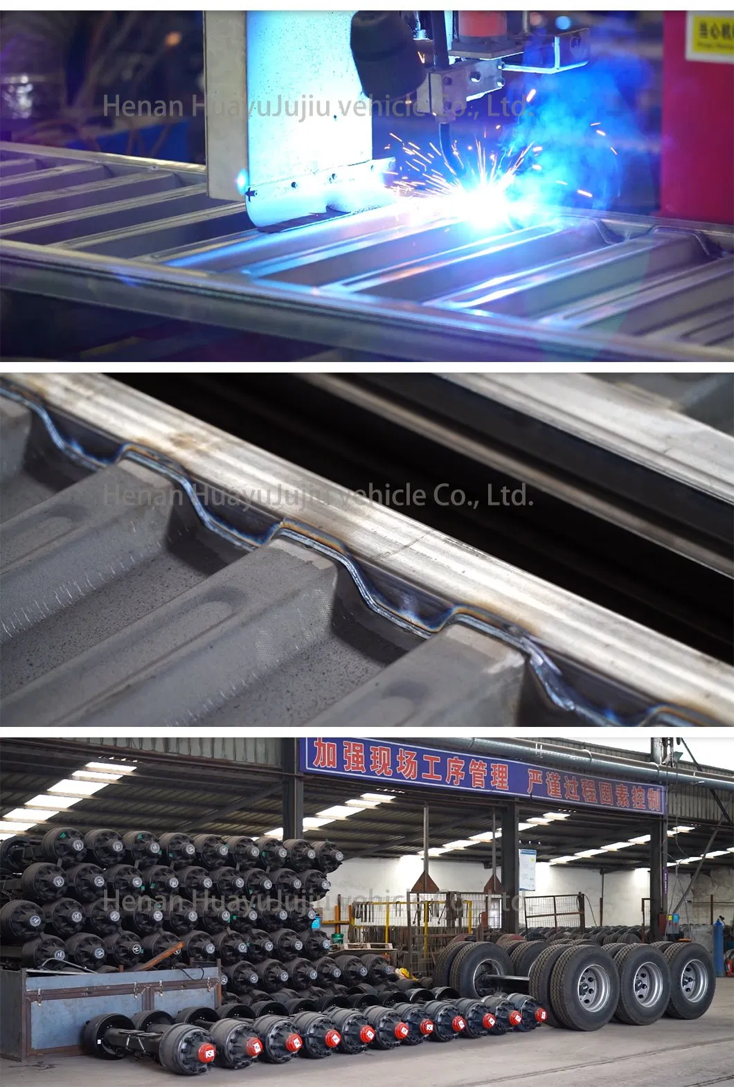 2/3 Axles Van Truck Trailer Dry Van Box Semi Trailer