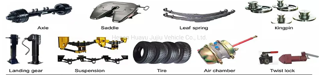 2/3 Axles Van Truck Trailer Dry Van Box Semi Trailer