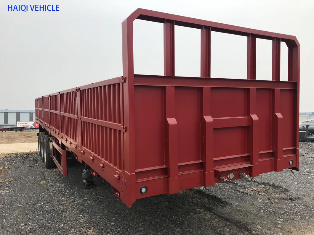 2 Funcations 3axles Side Wall/Side Board/Side Drop Semi Trailer