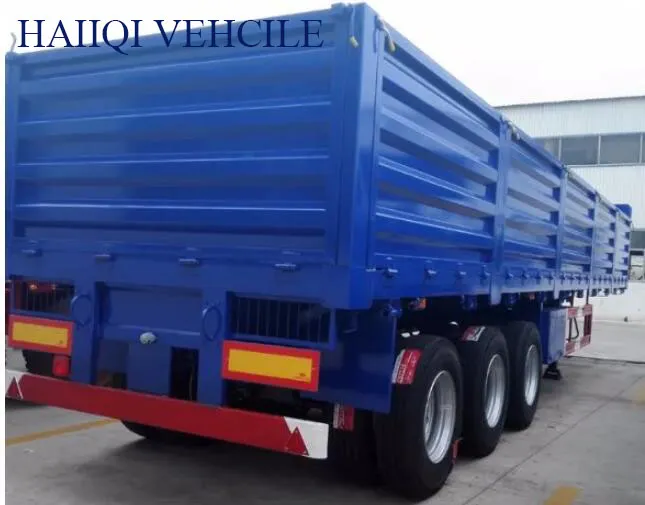 2 Funcations 3axles Side Wall/Side Board/Side Drop Semi Trailer