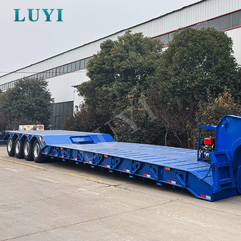 What Is a Skeleton Steel Container Low Bed Semi-Trailer?