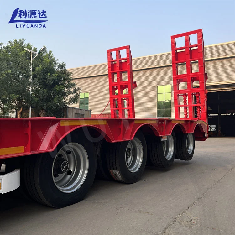 Why Choose a Four-Axis Platform Pure Flat Low Flat Trailer for Heavy Transport?