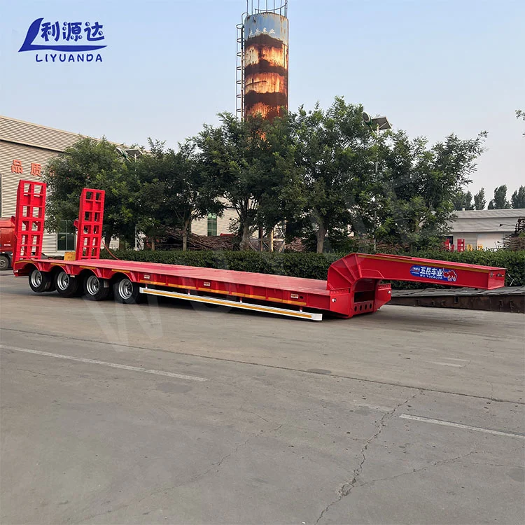 Why is the Four-Axis Single Section Hydraulic Ladder Low Flatbed Trailer the Best Choice for Modern Heavy-Duty Transport Solutions?