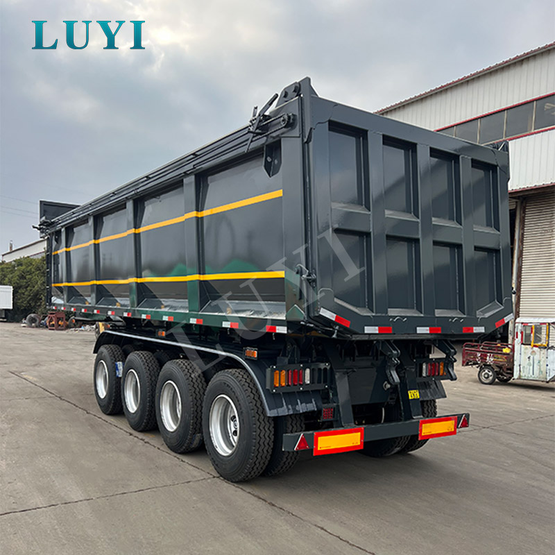 What Is a 4-Axle Rear-Tipping Semi-Trailer for Bulk Materials Transport and Why Does It Matter?