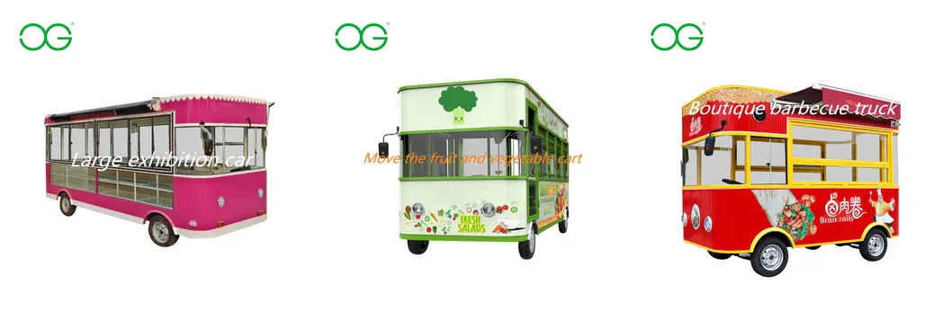 220cm*160cm*230cm Customized 220V Hot Food Trailer Hot Food Truck