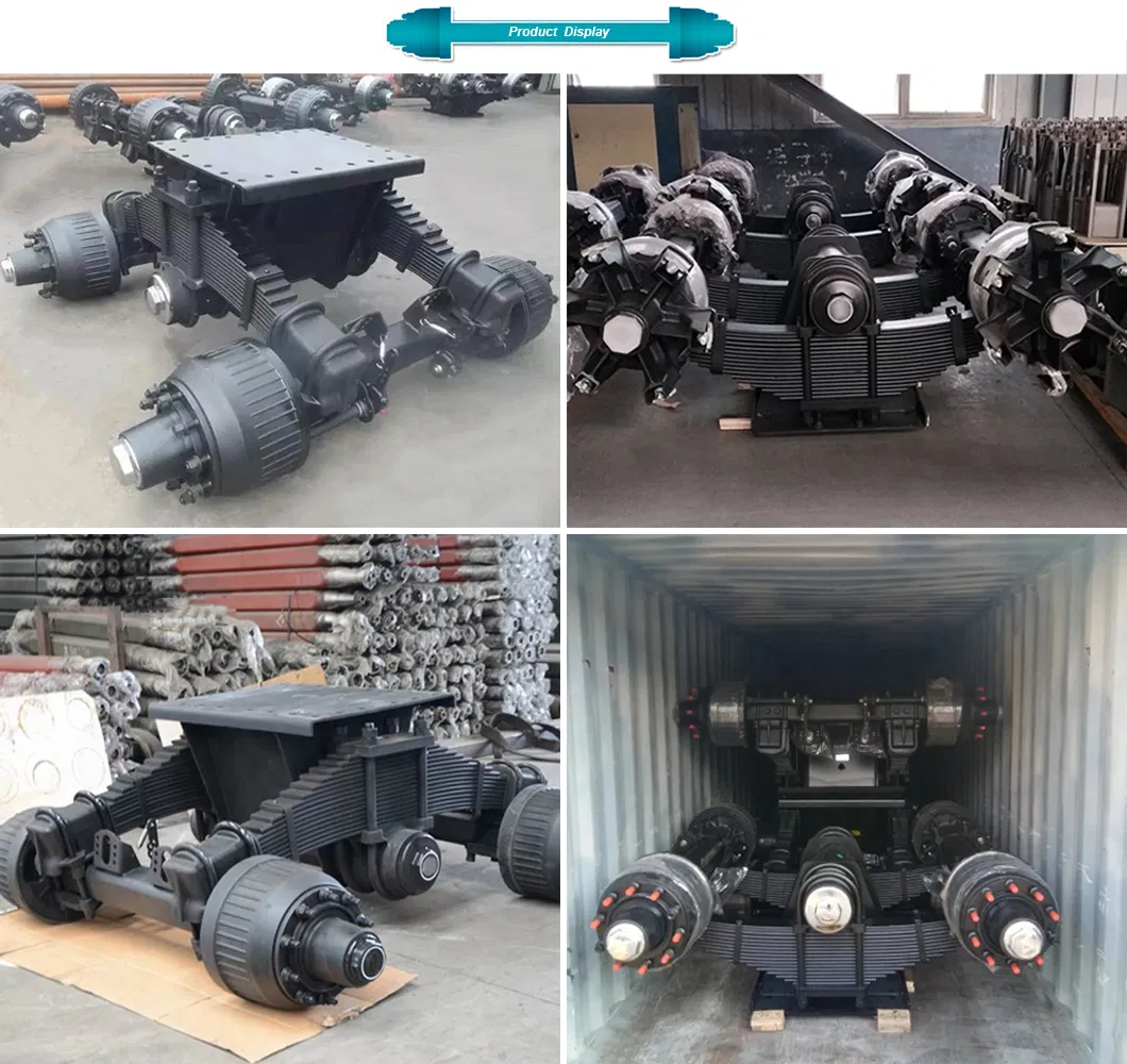 24t 28t 32t Single Point Suspension Bogie Suspension Trailer Suspension Cantilever Suspension for Semi Trailer Part and Auto Parts