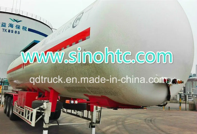 25tons 56000liters heavy truck trailer/ ASME S516 Material LPG Tank LPG Semi Trailer