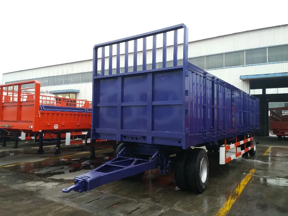 2axle/3 Axle Fence Semi Trailer Cargo Fence Full Trailer