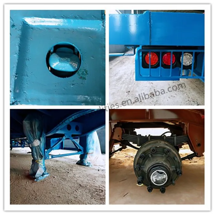 2axles 3axles 4axles Flatbed Semi-Trailer