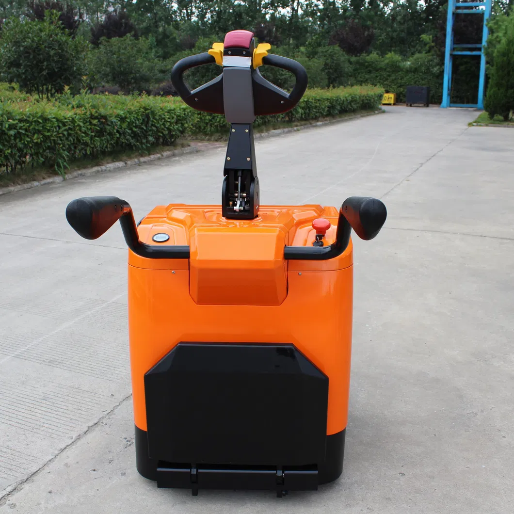 2t 2.0ton 2000kg Stand-on Type Full Electric Powered Pallet Truck Electric Pallet Truck Battery Operated with Large Capacity Battery