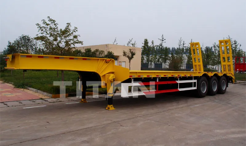 3/4/5 Axles Dismountable Gooseneck Lowbed Semi Trailer
