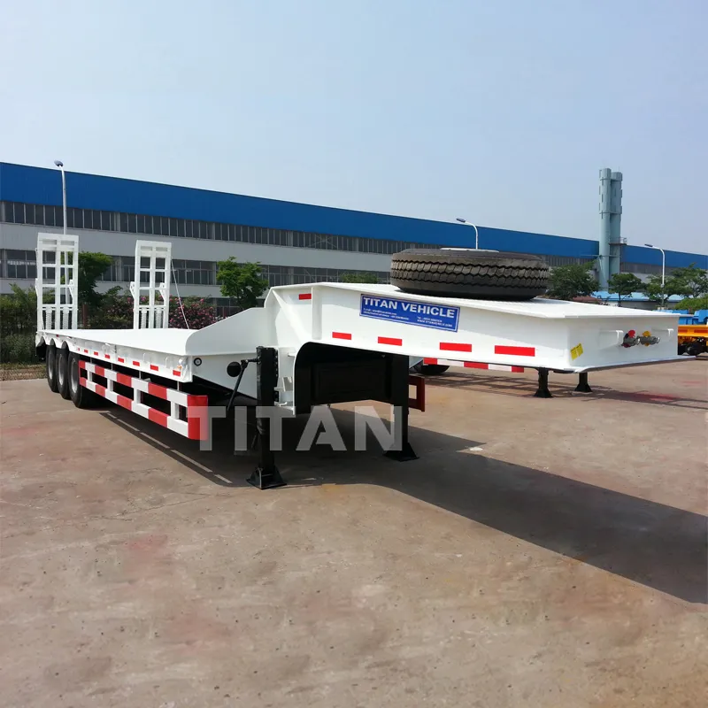 3/4/5 Axles Dismountable Gooseneck Lowbed Semi Trailer