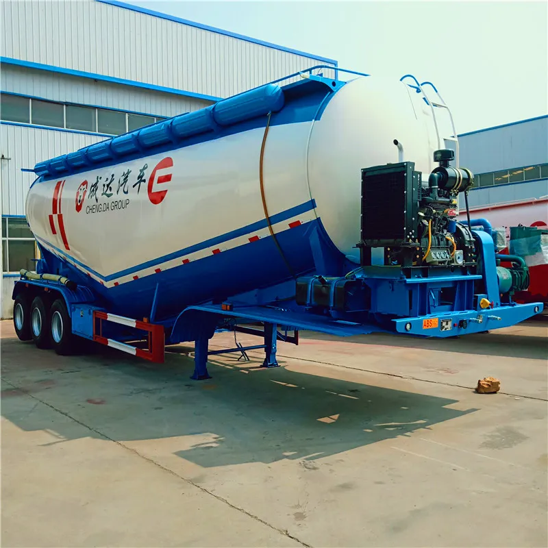 3 Axle 40m3 Bulk Cement Tanker Trailer for Sale