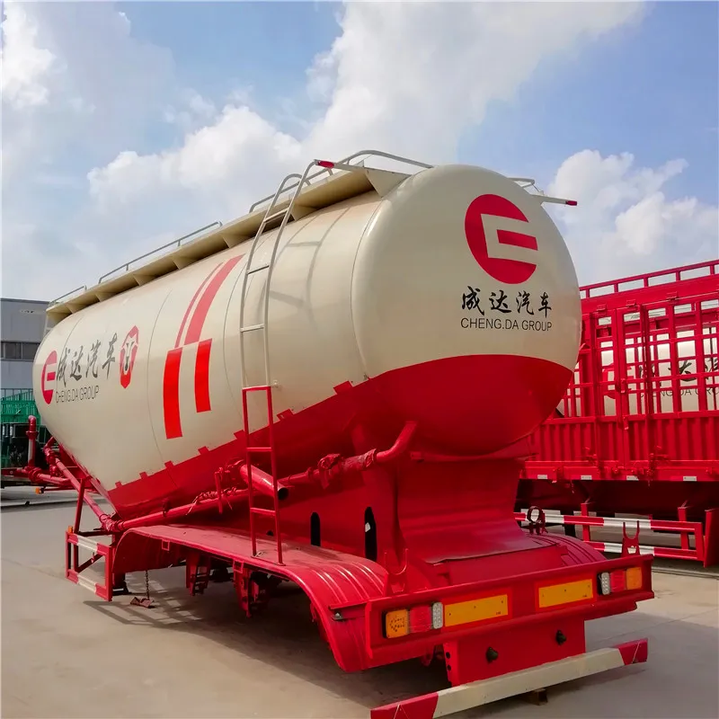 3 Axle 40m3 Bulk Cement Tanker Trailer for Sale