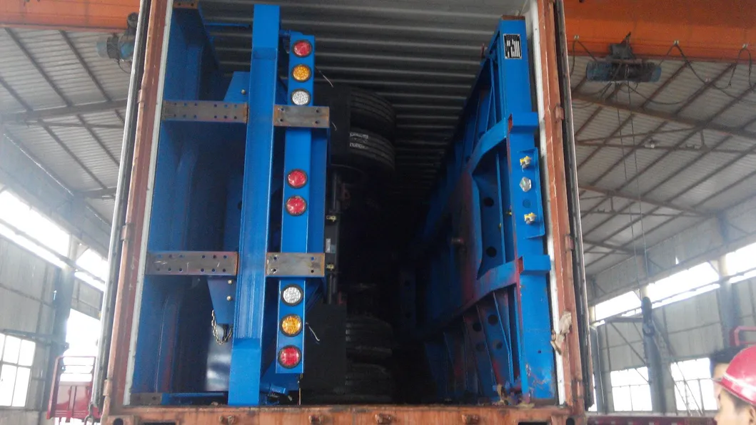 3 Axle 40t Flatbed Dumper Trailer Truck Tipper Semi Trailer for Sale