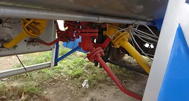 3 Axle 46cbm 20 Ton LPG Bullet Tanker Trailer for Philippines