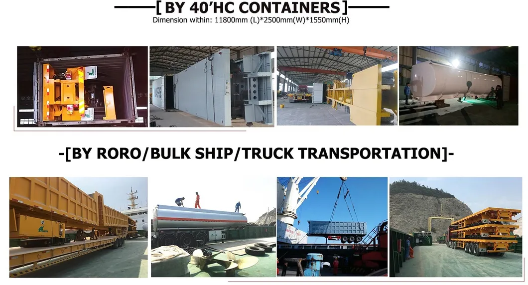 3 Axle Hydraulic Side Tipper Truck Semi Trailer Construction Transport Used Dump Trailer