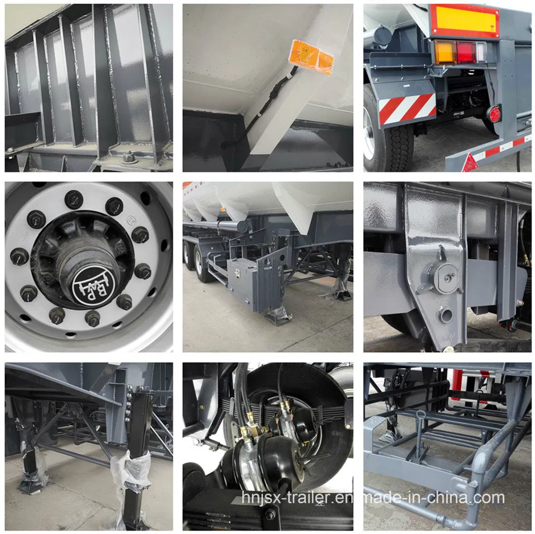3 Axle Propylene LPG Gas Tanker Semi Truck Trailer