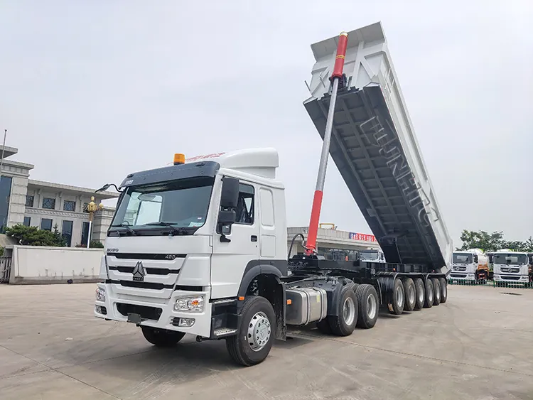 3 Axle Rear Dump Semi Trailer