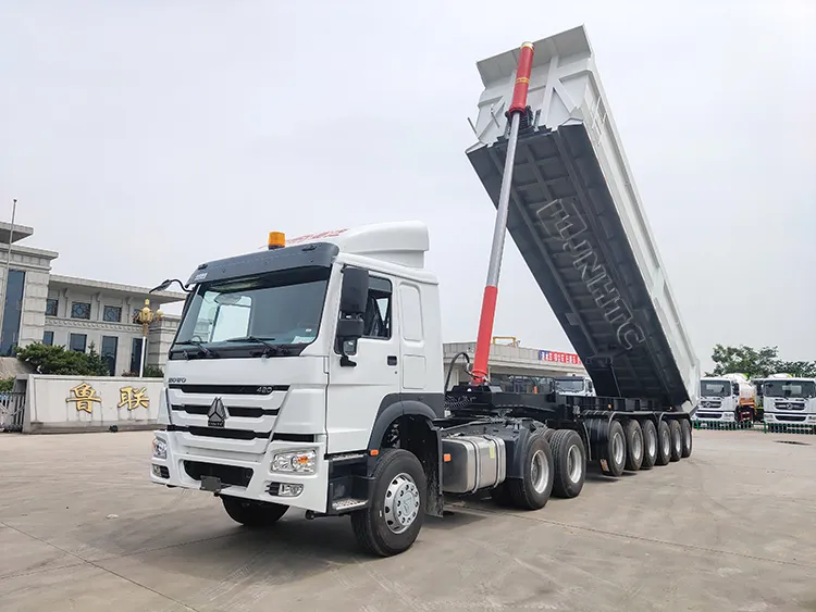 3 Axle Rear Dump Semi Trailer