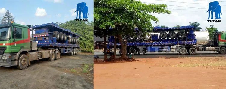 3 Axle Sidewall Tractor Semi Trailer with Removable Side Wall for Sale