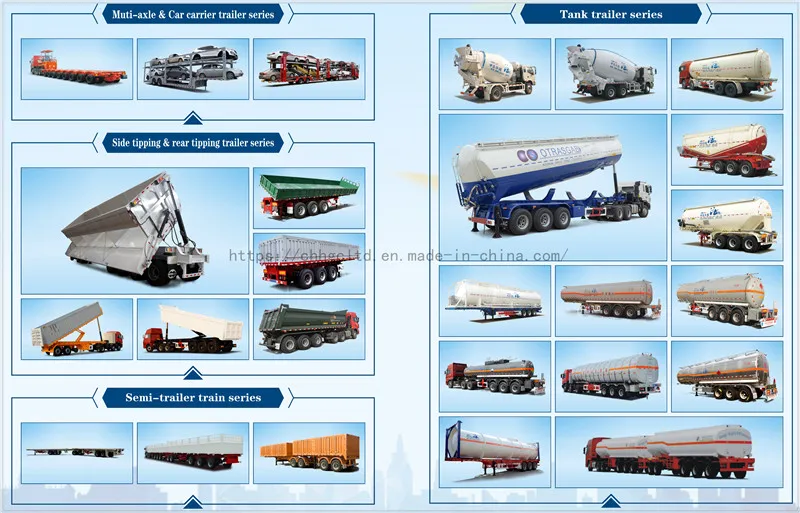 3 Axles 40cbm Chemical Liquid Tanker Trailer Tanker