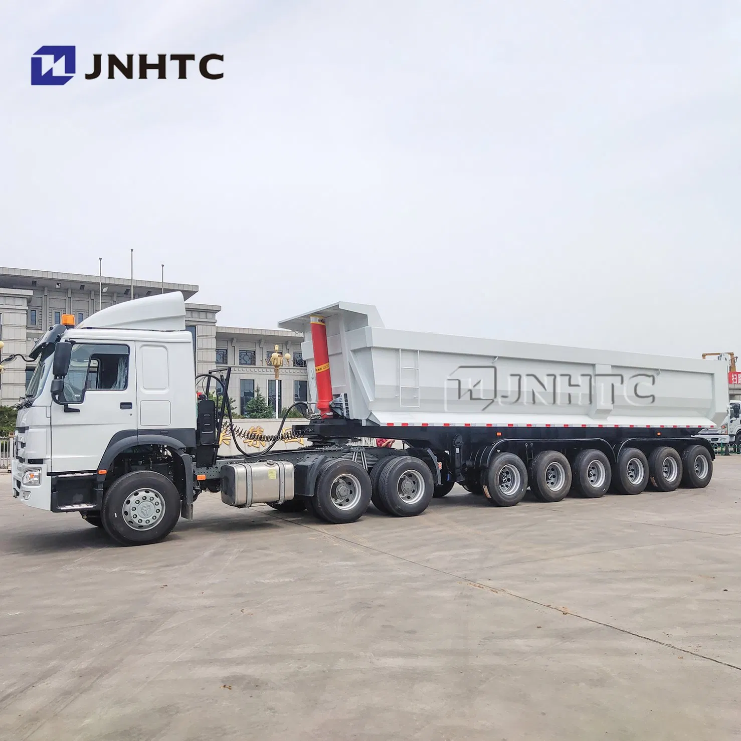 3 Axles Heavy Duty 60 Ton 35 Cubic Meter Hydraulic Dump Truck Trailer for Sale