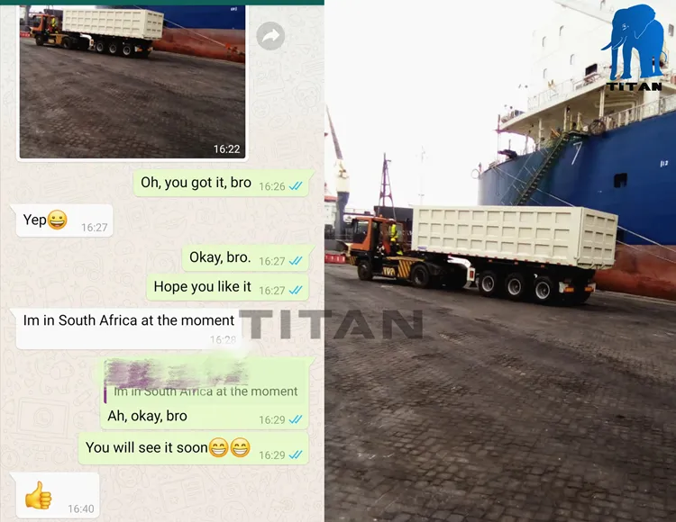 34 Ton Side Dump Trailer Capacity Dropside Side Tipper for Sale