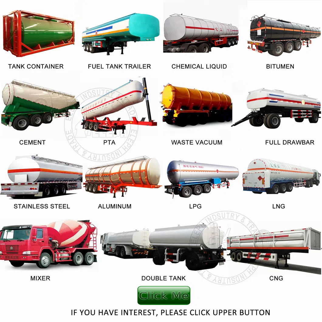 3axles 20m3 Chemical Liquid 98% Sulfuric Acid Tanker Semi Trailer