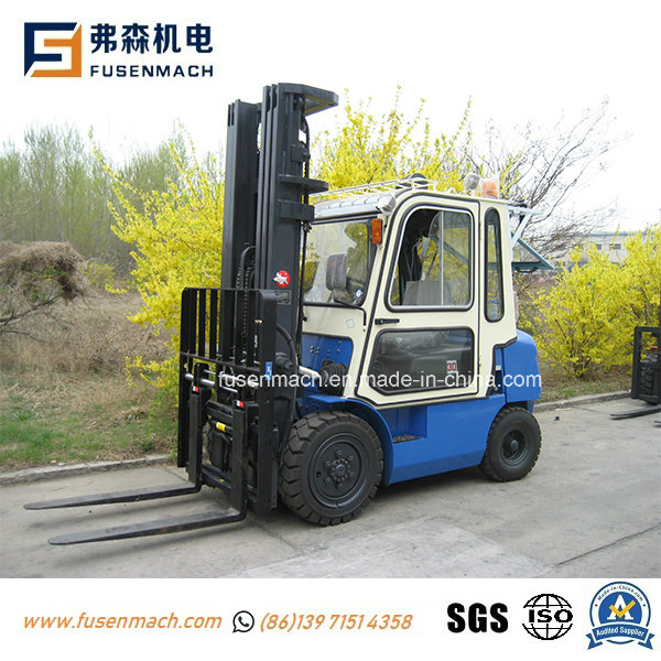 3ton Diesel Forklift Truck with Cabin, Side Shift , Fork Shift