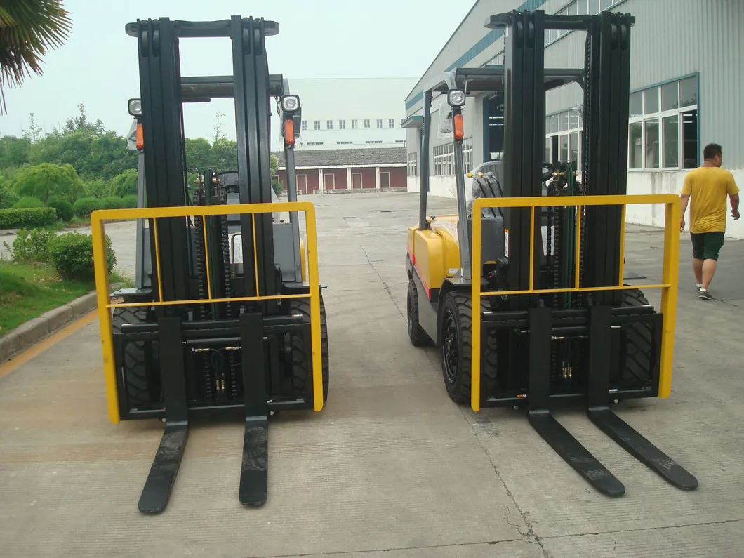 3ton Diesel Forklift with Attachment Paper Clamps (FD30T)