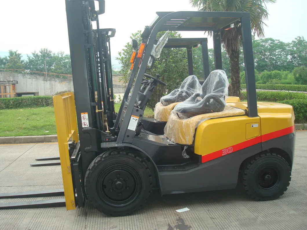 3ton Diesel Forklift with Attachment Paper Clamps (FD30T)