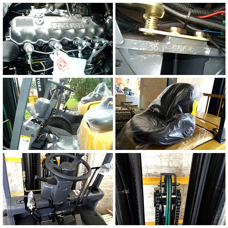 3ton Diesel Forklift with Attachment Paper Clamps (FD30T)