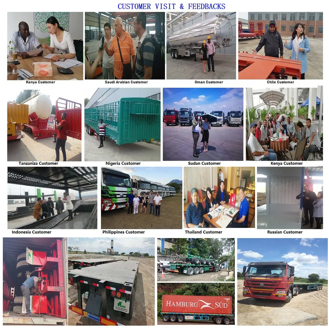 4-Axle 54000L-60000L Litres Liquid Oil Petrol Transport Stainless Steel Tank Fuel Tanker Semi Trailer