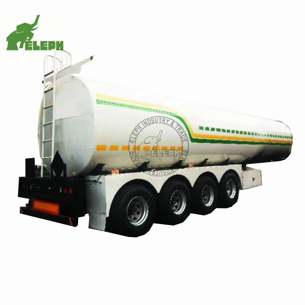 4-Axle 54000L -60000L Litres Liquid Oil Petrol Transport Stainless Steel Tank Fuel Tanker Semi Trailer