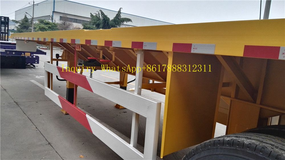 40 FT New Used Flatbed Trailers From Trailer Manufacturing Factory