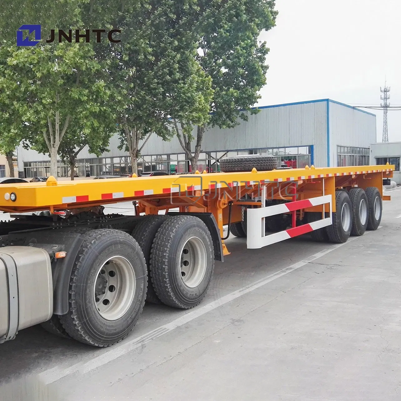 40 FT New Used Flatbed Trailers From Trailer Manufacturing Factory