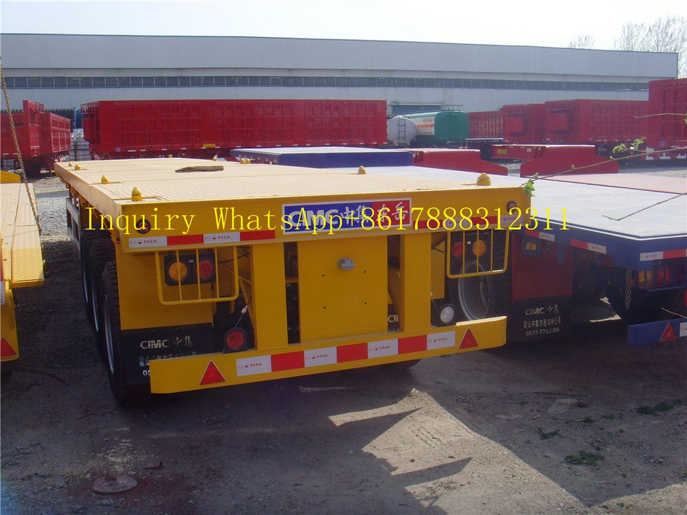 40 FT New Used Flatbed Trailers From Trailer Manufacturing Factory