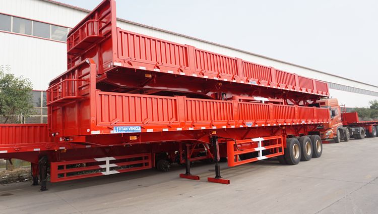 40 Ton Side Wall Trailer Sideboard Open Top Semi Trailer for Sale