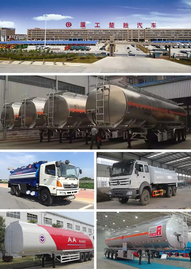 40000 45000 50000 Liters Fuel Tank Trailer Oil Transportation Tanker Price