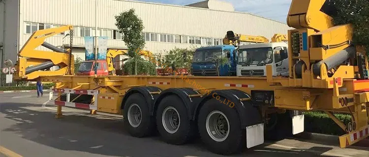 40feet Side Loader Semi Trailer for Lifting and Carrying Container